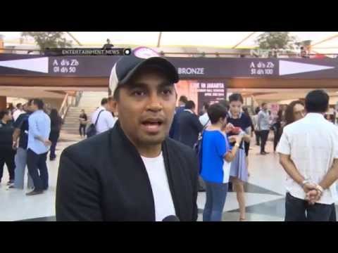 Glenn Fredly ikut menyaksikan konser Lionel Richie di Jakarta