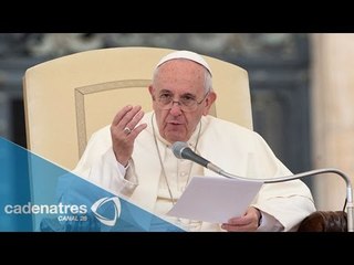 Papa Francisco contra tráfico de armas: "¡Que no haya más guerras!"