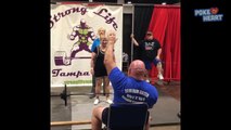 Amazing 90 Year Old Woman Deadlifts 130 Pounds Video 2016 - Daily Heart Beat