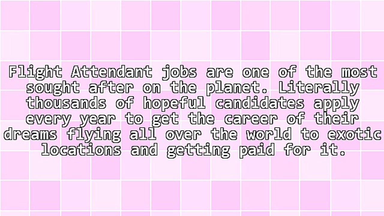 Flight Attendant Career Tips - How to Ace Your Airline Interview