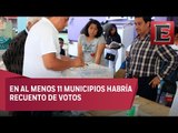 A recuento 2 mil 400 paquetes electorales en Veracruz