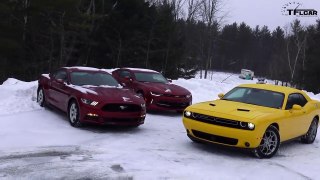 2017 Dodge Challenger GT AWD vs Ford Mustang vs Chevy Camaro M