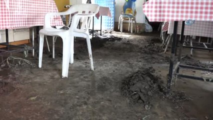 Sel Bir Hafta Önce Açılan İşletmeyi Yıktı Geçti