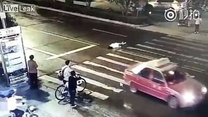 Trafikteki kan donduran görüntüler  18