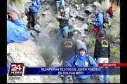 Arequipa: hallan los restos del joven desaparecido en el volcán Misti