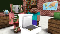 Monster School- The Mobs Caught the Teacher Dancing in the Classroom - Minecraft Animation