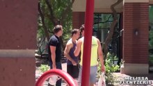 Prank 2016 - Girl Takes of Panties in Public