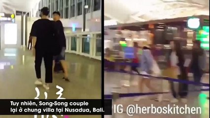 Song Joong Ki và Song Hye Kyo cùng xuất hiện tại Bali
