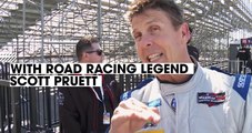 Ryan Tuerck answers trivia while riding with Scott Pruett   Donut Media