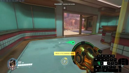 Overwatch: Route 66 attack spawn to first checkpoint, ~6.5 seconds (x-post from /r/LucioRollouts)