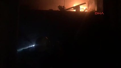 Manisa Marangoz Atölyesinde Yangın