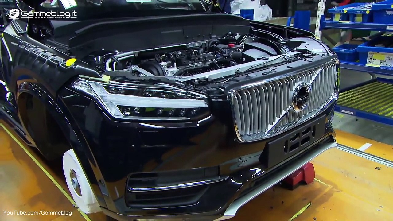 Volvo XC90 2017 HOW IT'S MADE + Top SAFETY AWD CRASH TEST Review