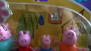 Peppa Pig Peppa & Family unboxing - Peppa, George, Mummy & Daddy fig
