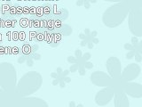 benuta Tapis Chemin de Couloir  Passage Lotus pas cher Orange 80x240 cm  100