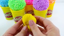 Foam Clay Surprise Eggs Play doh Learn colors Hello Kitty Spider Man Disney Cars Peppa pig To