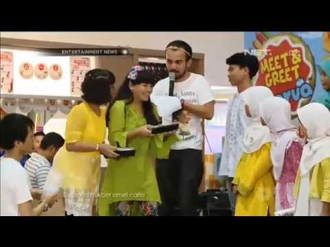 Amel Carla berbuka puasa bersama anak yatim