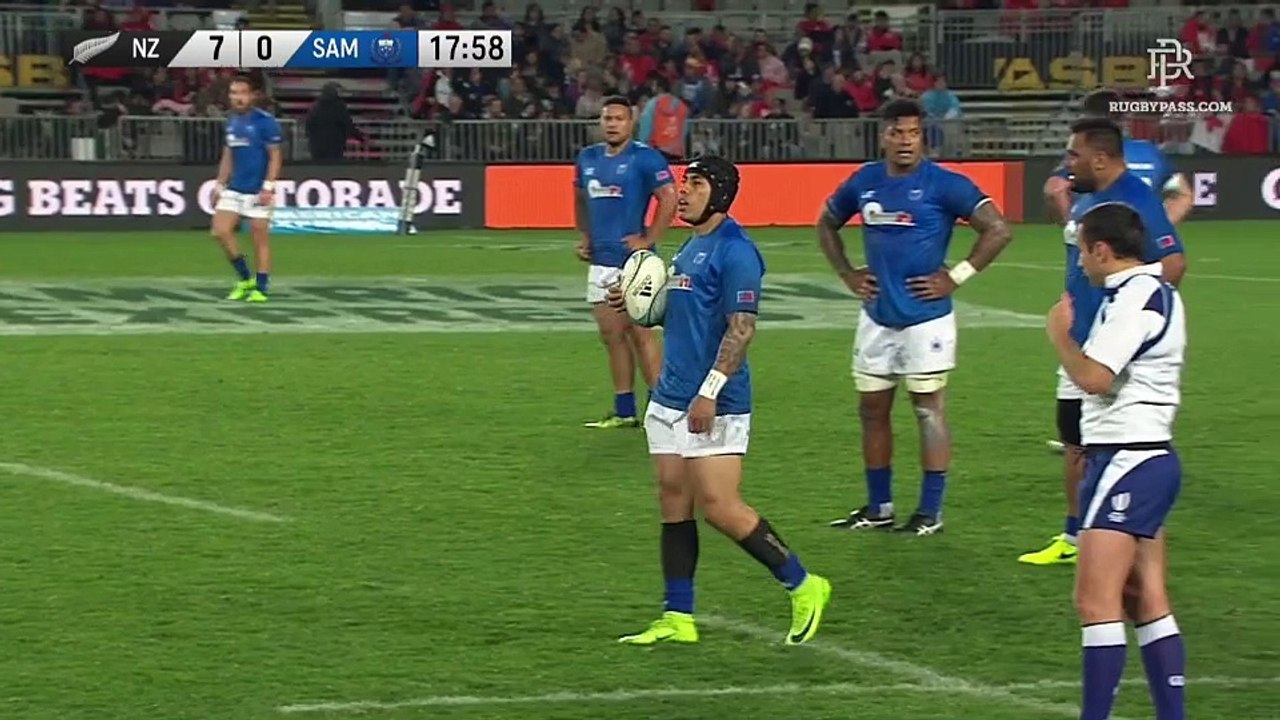 All Blacks v Samoa - 1st Half - June Internationals 2017