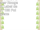 benuta Tapis Aura Pathway pas cher Rouge 120x170 cm  Label de qualité GuT  100