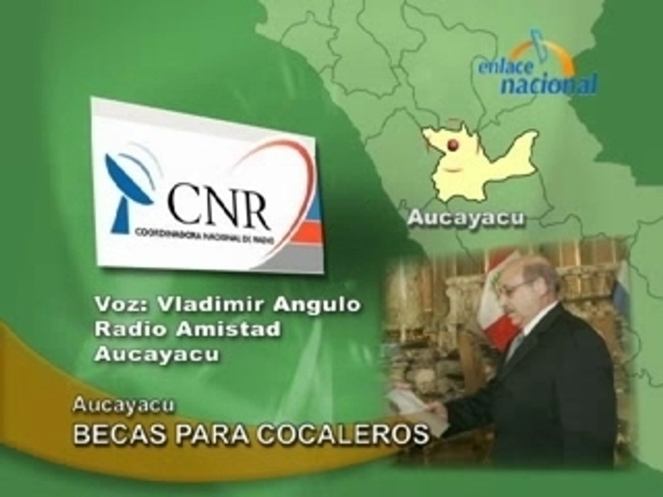 BECAS PARA COCALEROS - AUCAYACU