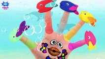Learn Colors for Children Smash Frog Finger Family Song _ Animal Finger Family N
