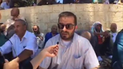 القدس- لقاءات مع المصلين بالمسجد الأقصى