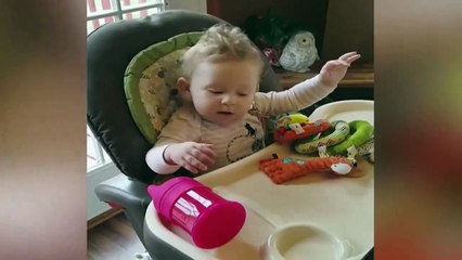 La alegría de esta madre al oír la palabra “mamá” aterrorizó a su bebé