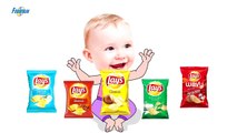 Bad Baby crying and learn colors-Colorful Chips Lays vs Superman- Finger Family Son
