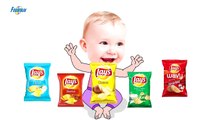 Bad Baby crying and learn colors-Colorful Chips Lays vs Superman- Finger Family So