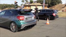 Mercedes-Benz A45 AMG vs. Mercedes-Benz C63 AMG Estate - DRAG RACE!-KTrJVoXh8iw