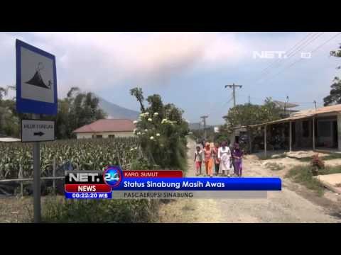 NET24 - Status gunung sinabung kembali awas