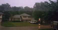 Lightning Illuminates Omaha Sky as Storms Lash Parts of Nebraska
