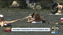The importance of staying hydrated in excessive heat