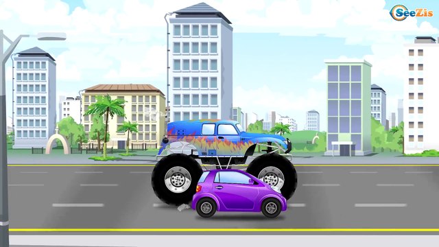 Tractor and JCB Excavator | Trucks For Children - Kids Cartoon Agricultural Machinery