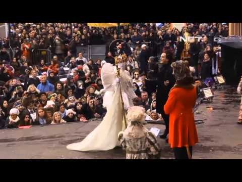 NET12 - Pesta kostum dan topeng unik di Venisia Italia jelang paskah