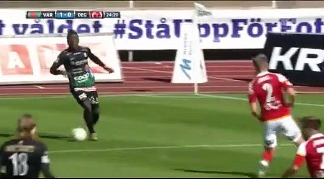 2-0 Oliver Stanisic Goal Sweden Superettan - 17.06.2017 Varbergs BoIS 2-0 Degerfors IF