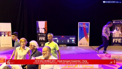 FDJ - Finale Epee Femmes Camille Richet vs Soline Vailland