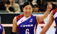 荒木絵里香選手(Erika Araki)トヨタ車体クインシーズ【ﾊﾞﾚｰﾎﾞｰﾙVﾌﾟﾚﾐｱﾘｰｸﾞ女子2016-2017】2016.11.12船橋アリーナ