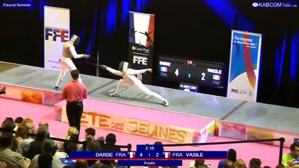 FDJ - Finale Fleuret Dames Karina-Alecsandra Vasile vs Cyrielle Darde