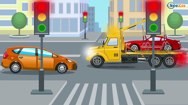 Voiture de Course - Super Race de la Ville - Voitures de Sport - Dessins Animés Nouvelle Collection