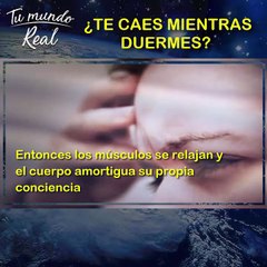 Sientes que te caes mientras duermes?