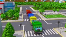 Teach Colors for Children to Learn With Garbage Trucks - Learning Videos For Kids