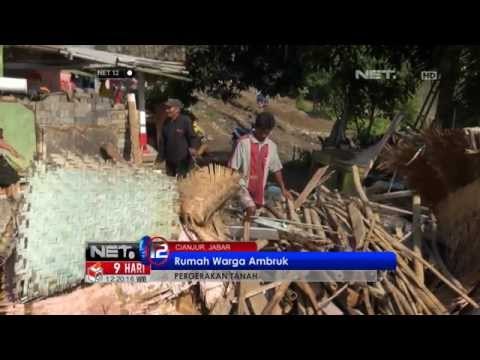 NET12 - Hujan deras akibatkan terjadinya pergerakan tanah di Cianjur
