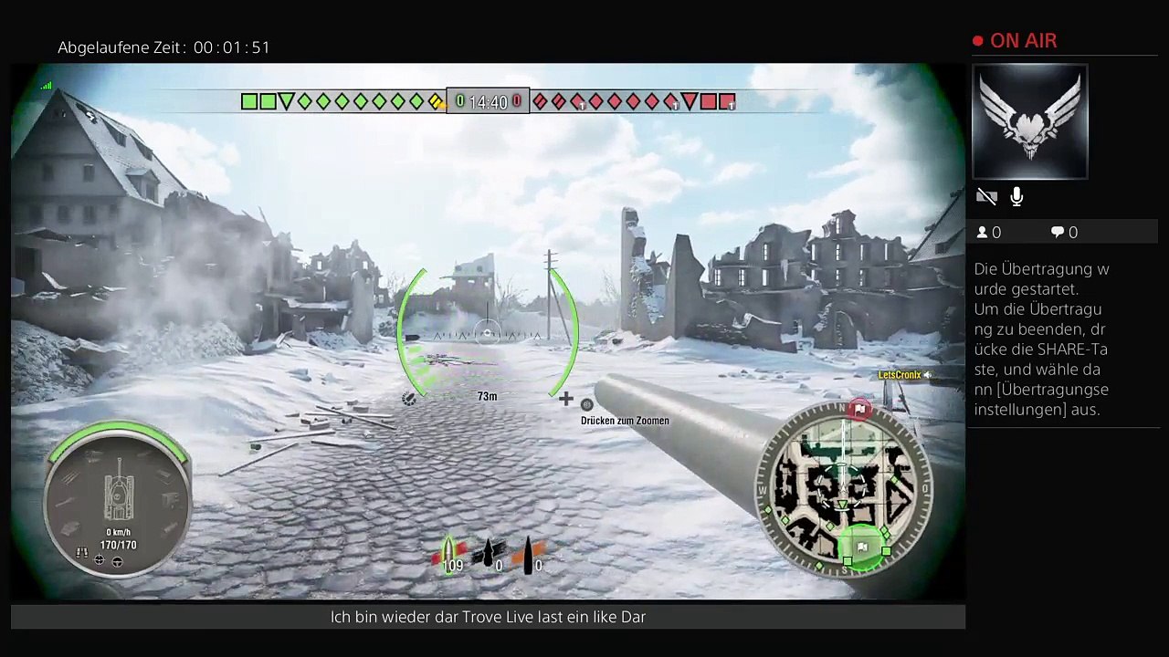 World of Tanks livestrem #1
