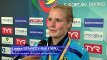 European Diving Championships - Kyiv 2017, Louisa STAWCZYNSKI (GER) - Bronze medalist of 1m Springboard Women