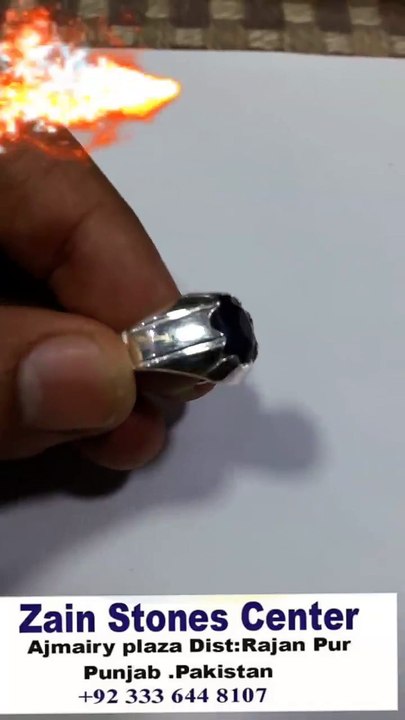 Sapphire Ring Zain Stones Center 0333 6448107