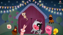 Niños para animales domésticos en la canción granja historieta sobre las voces de los animales que les gusta govo