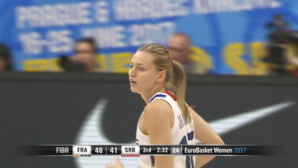 Euro Féminin 2017 - Marine Johannès en mode Stephen Curry !