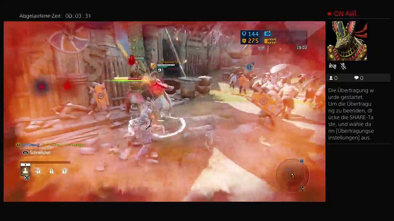 PS4-Live-Übertragung For Honor Shinobi (2)