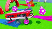 Color For Kids BUS on Long Car & Spiderman Fun Cartoon for Children and Babies,Animated cartoons tv series 2017