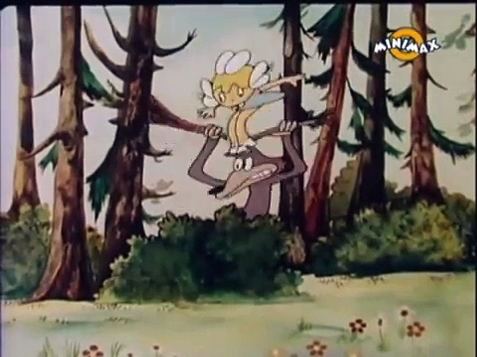 Animer dessins et dessin animé chaperon rouge roumaine Mihaela-ours dupé par le renard